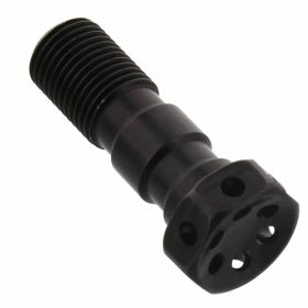 JMT Double Banjo Bolt M10x1 Aluminium Noir Racing