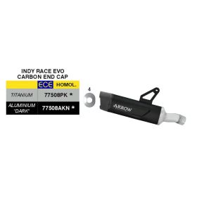 ARROW genehmigte Slip-On Auspuff Indy Race EVO Schwarz Alu Carbon Kappe für BMW S 1000 XR