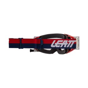 Masque cross LEATT Vizion 3.5 Roll-Off Royal rouge lentille claire 90%