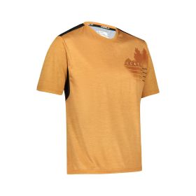 LEATT Trail 1.0 MTB Shirt orange rust atmungsaktiv leicht Ice Yarn Material