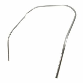 Bordo scudo PREMIUM QUALITAT in alluminio grigio per Vespa 125 VNB