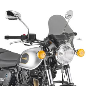 KAPPA tinted windshield 29.5x32.5cm for ROYAL ENFIELD HNTR