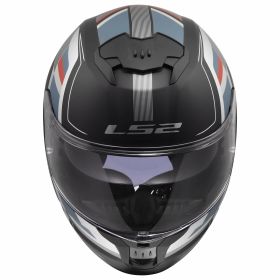 Casco integrale LS2 FF808 STREAM II VINTAGE nero petrol