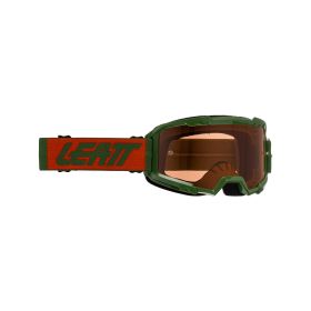 Masque cross LEATT Vizion 2.5 Forest vert lentille orange 60%