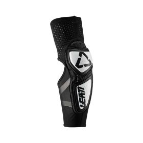 LEATT Contour Motorrad Ellbogenschützer Schwarz Weiß CE-Zertifizierung