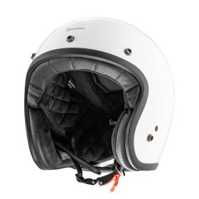 Casco Jet Cafe Racer Piaggio Vespa VERSILIA Bianco Lucente
