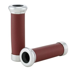 SIP Wine Red Grips D.22/24x130mm for Vespa ET2