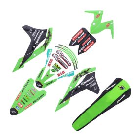 Kit d'autocollants BLACKBIRD RACING Réplica Racing 2021 pour Kawasaki KX 250 F 4T