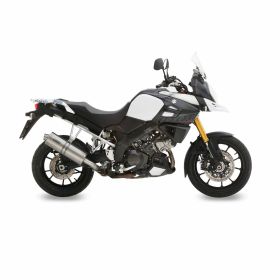 MIVV Oval Slip-On Auspuff homologiert aus Edelstahl für SUZUKI V-Strom 1000