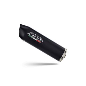 GPR Furore Black Slip-on Auspuff mit abnehmbarem db-killer für FANTIC MOTOR xef 125