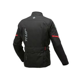 Giacca invernale T.UR CANYON HYDROSCUD nero / rosso impermeabile