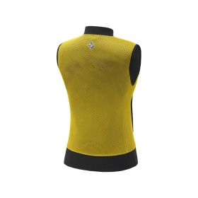 Gilet donna TUCANO URBANO FLOWMOTION LADY giallo con paraschiena