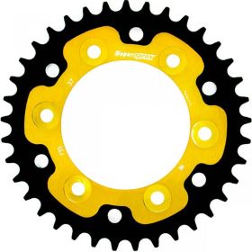 CORONA SUPERSPROX STEALTH RST NERO ORO 735 PASSO 520 - Z 37 DENTI GOLD