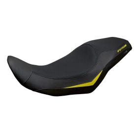 Sitzbezug Menik spezifisch YL mit logo für SUZUKI v-strom 800 de/se