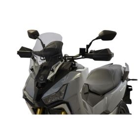 ISOTTA Sport-Windschutzscheibe Light Smoke 435x322mm Montagesätze enthalten SYM adx Größe