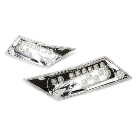 Flèches arrière chromées à LED STR8