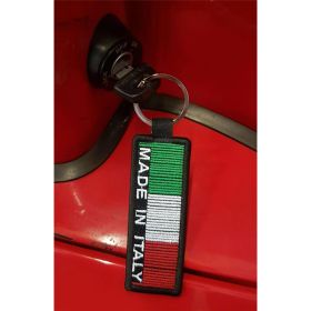 Porte-clés SIP Fabriqué en Italie vert/blanc/rouge
