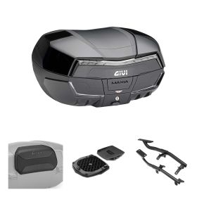 GIVI V58 MAXIA 5 TECH Topcase-Kit schwarz für MOTO GUZZI V7 850 Stone / Special