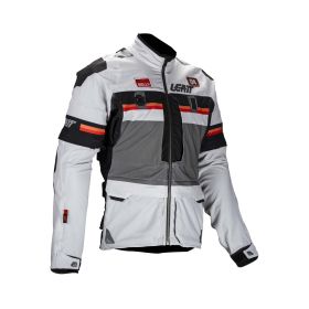 LEATT ADV Rally 5.5 Summer jacket grey black ergonomic