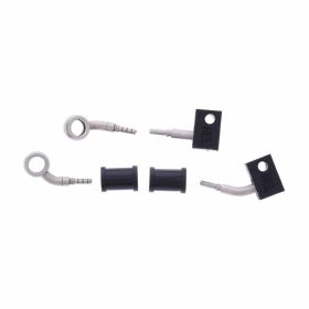 JMP 2 Stahlbremsleitungen HBF-7006-H Silber für Suzuki GSX-R 1000