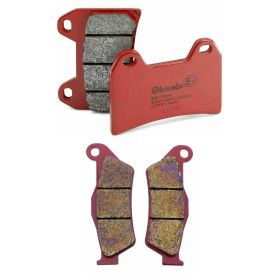 Kit de plaquettes de frein frittées BREMBO avant 07BB19SA et arrière 07BB04SP