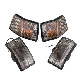 Kit frecce SIP anteriore/posteriore nero per Vespa PX80/200/PE
