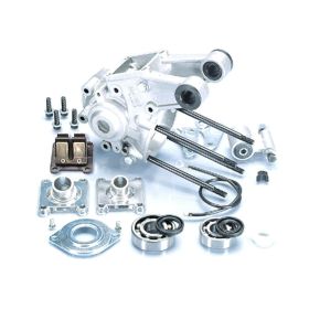 Carter motore POLINI completo con supporto motore Peugeot Spx