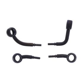 JMP 2 Tuyaux de frein en acier HBF-2398-H-MBK noir pour Honda CB 500 FA ABS