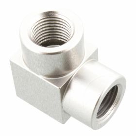 Sdoppiatore tubo freno 2 vie 90 gradi TYP810 argento