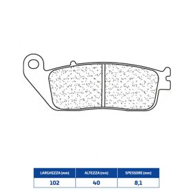 Plaquettes de frein avant CL BRAKES Racing