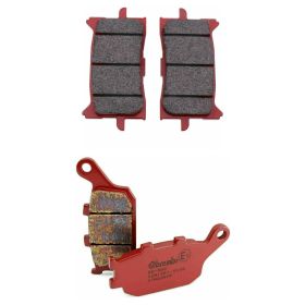 BREMBO Sinterbremssattelkit vorne 07HO62SA und hinten 07HO36SP