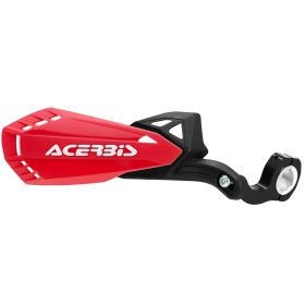 ACERBIS FIRSTMOTO Closed Handguards Red/White