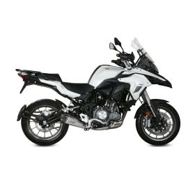MIVV Approuvé SILENCIEUX DELTA RACE Slip-On en Acier Inoxydable pour BENELLI TRK 502