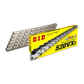 Kit trasmissione DID catena VX3 aperta 110 maglie 520 corona 43 z pignone silenziato 17 z