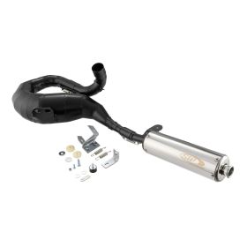 SIP PERFORMANCE 2.0 Racing Exhaust Black Steel 200cc for Vespa 200 Rally