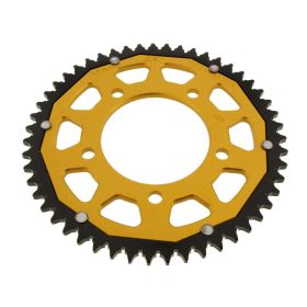 ZF Crown 51 Teeth Pitch 428 Black Gold Dual ZFD-15094-51-GLD