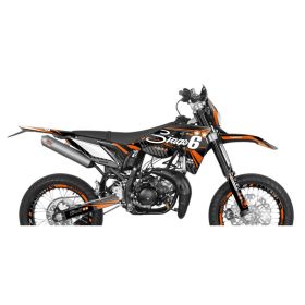 Kit de graphismes Stage6 Orange Deco pour Sherco Sm-r 50 après 2018
