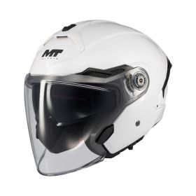 Casco jet MT HELMETS COSMO SV PURE A0 GLOSS