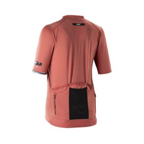 LEATT Endurance 5.0 Damen MTB Trikot Dust Red UPF 50 4 Taschen