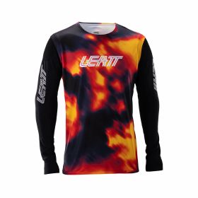 LEATT Gravity 8.0 T-shirt technique à manches longues MTB Rouge Heatmap