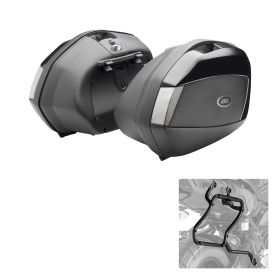 Kit valigie laterali GIVI V35 TECH nero per HONDA VFR 800 VTEC
