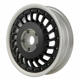 Dunkelgrau/Silber Aluminium Hinterradfelge PIAGGIO