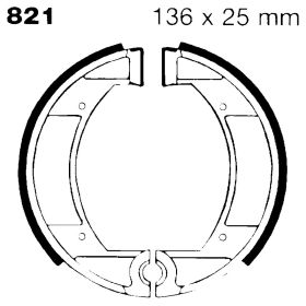 BREMSBACKEN EBC 821G