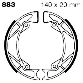 BREMSBACKEN EBC 883