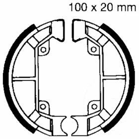 EBC Bremsbeläge 886 D.100mm für Piaggio QUARTZ 50