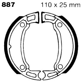 BREMSBACKEN EBC 887
