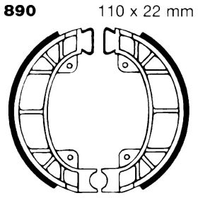 BREMSBACKEN EBC 890