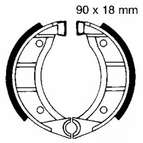 EBC Bremsbeläge 908 D.90mm