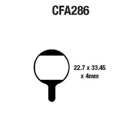 PLAQUETTE DE FREIN VéLO EBC CFA286HH