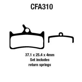 PLAQUETTE DE FREIN VéLO EBC CFA310